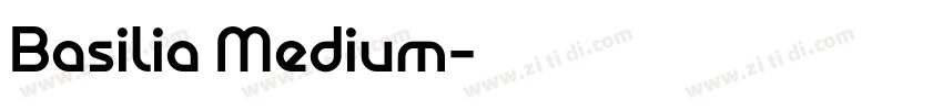 Basilia Medium字体转换